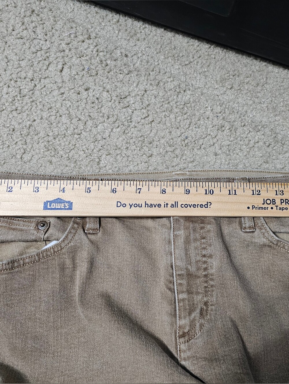 Lauren Ralph Lauren Ladies Tan Jeans Sz 12 - Picture 4 of 7
